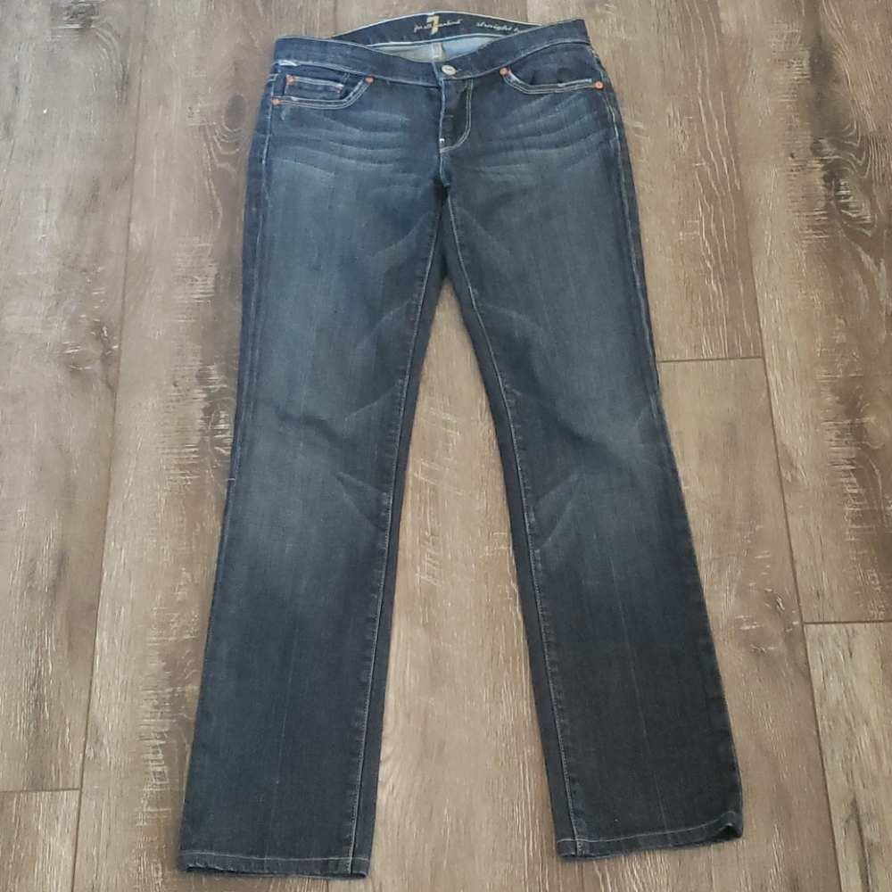 7 for all mankind straight leg Jean's 26 - Picture 2 of 6